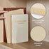 Set 3 JARLINK Aesthetic Decorative Books, of Linen Faux Books for Coffee Table, Bookshelf or Mantle Decor, Stylish Book