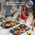 7 Settings, 23.6"x14.6", Warming Mat for Food, Waterproof Warming Tray for Buffets Party, Food Warmer with Temperature