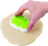 Tovolo Set of 6 Sugar Skull Templates, Dishwasher Safe Cookie Stamps with Cutter, Lime/White (81-22492)