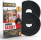 XXL 20 FT Black Grill Gasket for Smokers, 1/2’’ x 1/8’’ Hi Temp Seal Smoker Gasket, 2-Pack Self Stick