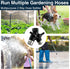 2 DBR Tech Garden Hose Splitter Way Heavy Duty | Faucet Adapter with Long Handle, Outdoor Water Spigot Hose Bib Y Wye