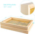 Wooden Picture Frames 8x10 Inch Set of 2, 100% Eco Unfinished Wood with Real Glass