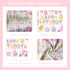 Ice Cream Themed Birthday Party Decorations for Girls, Balloon Garland Arch Kit with Happy Birthday Backdrop.
