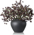 Thiccywoov 6 Pcs Plum Faux Berry Stems Artificial Dusty Sedum Berry Stems Picks