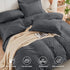 Sets 7 Set HYMOKEGE Full Size Comforter Seersucker Pieces, All Season Luxury Bed in a Bag for Bedroom, Bedding