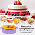 Springform Pan 9 Inch Nonstick Cheesecake Pan with Protector - Leakproof Spring Form Pan for Baking, 9 Inch with 50Pcs