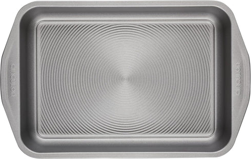 Circulon Total Nonstick Baking Pan with Lid, Rectangle 9 Inch x 13 Inch, Gray Nonstick Cake Pan