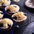 Muffin Cake Pan, 6-Cavity Non-Stick Cupcake Bakeware for Oven Baking, Champagne Gold