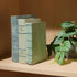 5.5 4.5 7.5 Inch Guichifun Decorative Books Living Room Dcor - Resin Sage Green Faux Books Fake Modern Home Decoration
