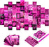 WOONKIT Pink Neon Wall Collage Kit - Aesthetic Pictures for Trendy Room Decor, 50pcs 4x6 Inch for Teen Girls