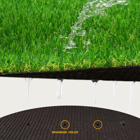 3' 5' 0.8" Artificial Grass Turf Lawn x Outdoor Rug, Premium Realistic Turf for Garden, Yard, Home Landscape