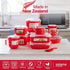 Sistema Microwave Collection Noodle Bowl - 1109ZS, 1 Count (Pack of 1), Red