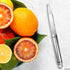 Grapefruit Knife with Curved Serrated Blade, Small Kitchen Cutter for Fruit Slicing, Stainless Steel Knife