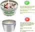 TOMOKO White Sage Candle with Sage Leaf, Rose, Lavender, Himalayan Salt & Essential Oil