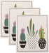 DII Swedish Dishcloths - Reusable Kitchen & Cleaning, Machine Washable, Biodegradable, 3 Piece