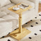 Amazer Bamboo TV Tray Table, Height Adjustable Side Table for Small Spaces,