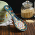 Handmade Spoon Rest, Ceramic Spoon Rest for Stove Top, 10" Dishwasher Safe Spoon Holder for Kitchen Counter,
