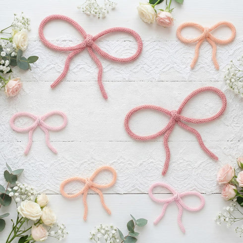 6 2 Barydat Pcs Boho Bow Wall Decor Pink Bow Nursery Decoration Coquette Room Decor Woven Macrame Wall Hanging Size
