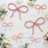 6 2 Barydat Pcs Boho Bow Wall Decor Pink Bow Nursery Decoration Coquette Room Decor Woven Macrame Wall Hanging Size