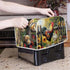 Sunflower Rooster Toaster Oven Covers, Quilted Polyester Fabric Dust-proof Cover for Small Appliance, Stain Resistant