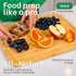 15 Inch GREENER CHEF Bamboo Cutting Board with Lifetime Replacements - Medium Wooden Chopping Board for Kitchen