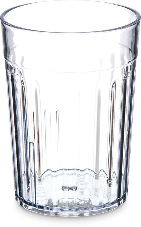 Carlisle FoodService Products Bistro Tumbler, Plastic, 10.2 Ounces, Clear