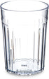 Carlisle FoodService Products Bistro Tumbler, Plastic, 10.2 Ounces, Clear