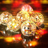12 Pcs Silver Disco Mirror Balls for Party Decoration, Christmas Tree Ornaments (4CM)