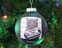 Tree Buddees Hilarious Cat Mugshot - Knocked Down The Xmas Tree Funny Glass Christmas Ornament