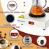 Commercial 60W 176 Commercial Coffee Warmer, Single Burner Decanter Warmer Plate, Stainless Steel Portable Warmer