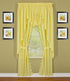 Today's Curtain Buttercup Orleans Scallop Curtain, 63" Swagger Pair, 80" W x 63" L