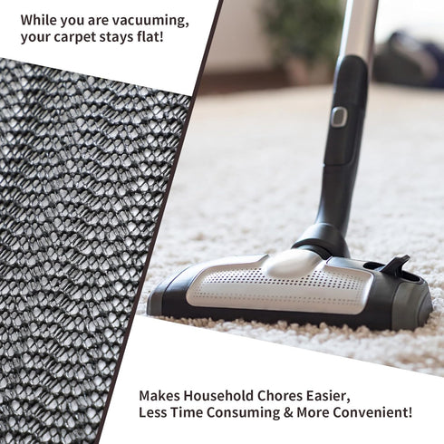PureFit 3x5 Rug Pad Gripper, Anti Slip Rug Grips for Hardwood Tile Floors, Dual Dense Non Slip Mats