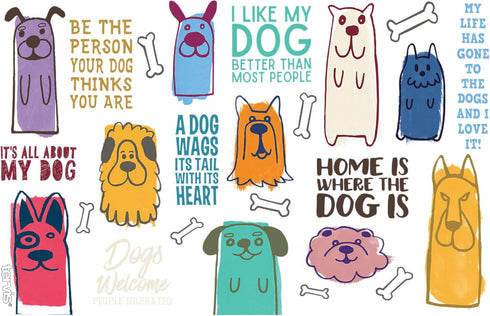 Tervis Dog Sayings Double Walled Insulated Tumbler Travel Cup, 16oz, Made in USA, Keeps Drinks Cold & Hot