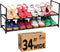 Sundaze Shoe Rack - 2 Tier Shoe Rack for Front Door Entrance,