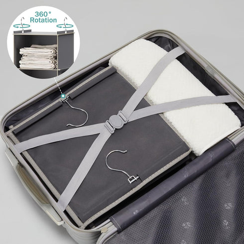 Closet 6-Shelf Closet YOUDENOVA Hanging Organizer and Storage, Hanging Storage Shelves, Grey