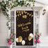 Welcome Back Door Banner Decoration, Large Cover for Homecoming, Retirement Party Photo Booth