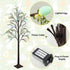 5FT DR.DUDU Lighted Easter Tree with Timer, Easter Decorations for Home & Porch, Pre-Lit Egg Trees with LED Lights