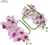Fnize Faux Orchid Stems, 2pcs Artificial Flowers Phalaenopsis 38 Inch with Real Touch Latex