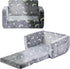 VEVOR 2-in-1 Kids Sofa, Foldable Toddler Soft Couch with Armrests, Glow in