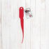 Maine Man 8-Inches Shrimp Peeler Deveiner Cleaner Tool, Red
