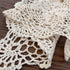15inch Hsvanyr Handmade Crochet Lace Tablecloth Doilies Placemat Dining Room Mats Nightstand Cover