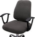 Computer Office Chair Cover, Stretchable Universal Rotating Chair Slipcover (ZZ Dark Grey Walf Checks)