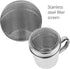 Lelucermaire 1 Pack 7oz 304 Powdered Sugar Shaker Duster Stainless Steel Fine Mesh Shakers With Handle and Lid