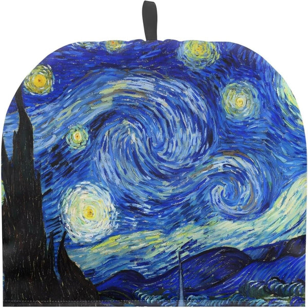 Vintage Tea Cozy for Kettle, Cotton Teapot Cover Warmer, Van Gogh Starry Night Design for Home Kitchen