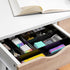 Simple Houseware Expandable Kitchen Drawer Flatware Organizer in Black