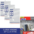 Hefty Shrink-Pak Vacuum Storage Bags, Space Saver for Under Bed Storage, 3 Large Hanging Vacuum Bags