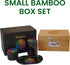 Miracles Bamboo Storage Box - Decorative Box with Lid and Combo Lock for Tea and Spice Storage