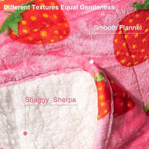 20 Lbs 60x80 Inches,Ultra Aemicion Weighted Blanket Queen Size Soft Comfortable Fluffy Sherpa Weighted Blankets