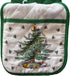 Spode Christmas Tree Kitchen Gift Set, 2-pc: Oven Mitt & Square Pot Holder