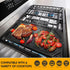 GGC Cast Iron Reversible Griddle, Double-sided Griddle Pan for Indoor and Outdoor Cooking, 20 x 10.5